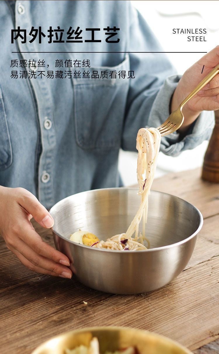 Cross-border Stainless Steel Thickened Vegetable Washing Basin Draining Basket Household Kitchen Rice Washing Artifact Vegetable Washing Basin Rice Washing Sieve Rice Washing Basin - FATAONCross-border Stainless Steel Thickened Vegetable Washing Basin Draining Basket Household Kitchen Rice Washing Artifact Vegetable Washing Basin Rice Washing Sieve Rice Washing BasinSolutions MaisonFATAON