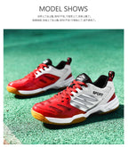 Cross-border Trade Men's and Women's Badminton Shoes Beef Sole Breathable Shock Absorption Table Tennis Shoes volleyball shoes tennis shoes large size 48 - FATAONCross-border Trade Men's and Women's Badminton Shoes Beef Sole Breathable Shock Absorption Table Tennis Shoes volleyball shoes tennis shoes large size 48Mode HommeFATAON