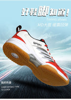 Cross-border Trade Men's and Women's Badminton Shoes Beef Sole Breathable Shock Absorption Table Tennis Shoes volleyball shoes tennis shoes large size 48 - FATAONCross-border Trade Men's and Women's Badminton Shoes Beef Sole Breathable Shock Absorption Table Tennis Shoes volleyball shoes tennis shoes large size 48Mode HommeFATAON