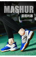 Cross-border Trade Men's and Women's Badminton Shoes Beef Sole Breathable Shock Absorption Table Tennis Shoes volleyball shoes tennis shoes large size 48 - FATAONCross-border Trade Men's and Women's Badminton Shoes Beef Sole Breathable Shock Absorption Table Tennis Shoes volleyball shoes tennis shoes large size 48Mode HommeFATAON