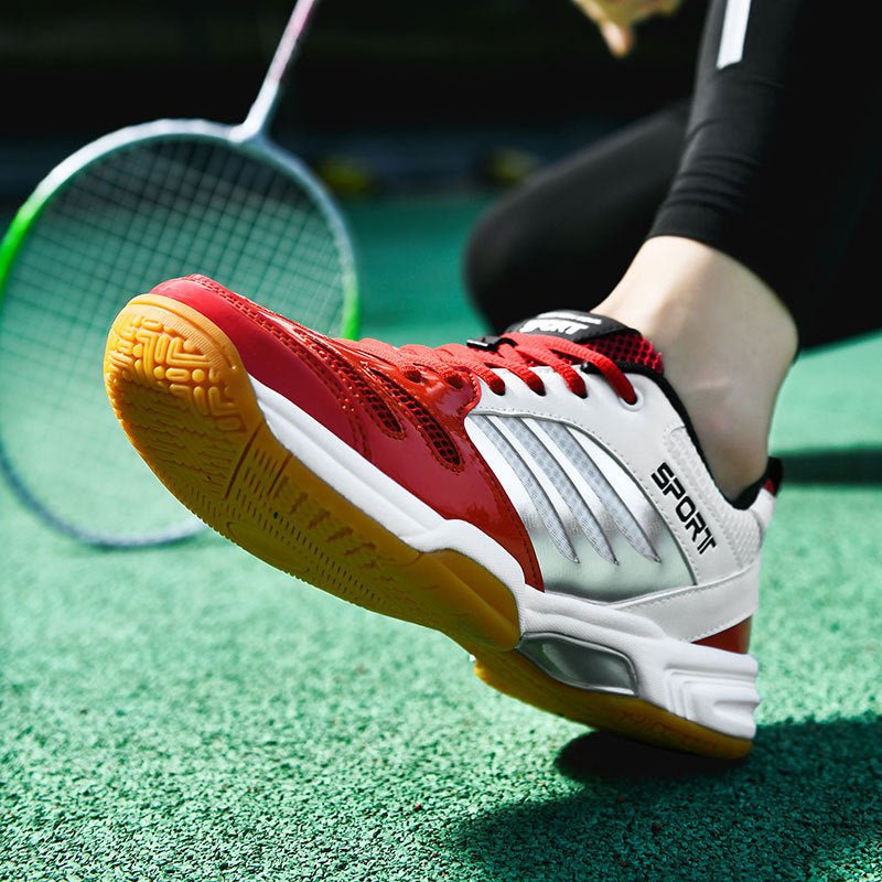 Cross-border Trade Men's and Women's Badminton Shoes Beef Sole Breathable Shock Absorption Table Tennis Shoes volleyball shoes tennis shoes large size 48 - FATAONCross-border Trade Men's and Women's Badminton Shoes Beef Sole Breathable Shock Absorption Table Tennis Shoes volleyball shoes tennis shoes large size 48Mode HommeFATAON