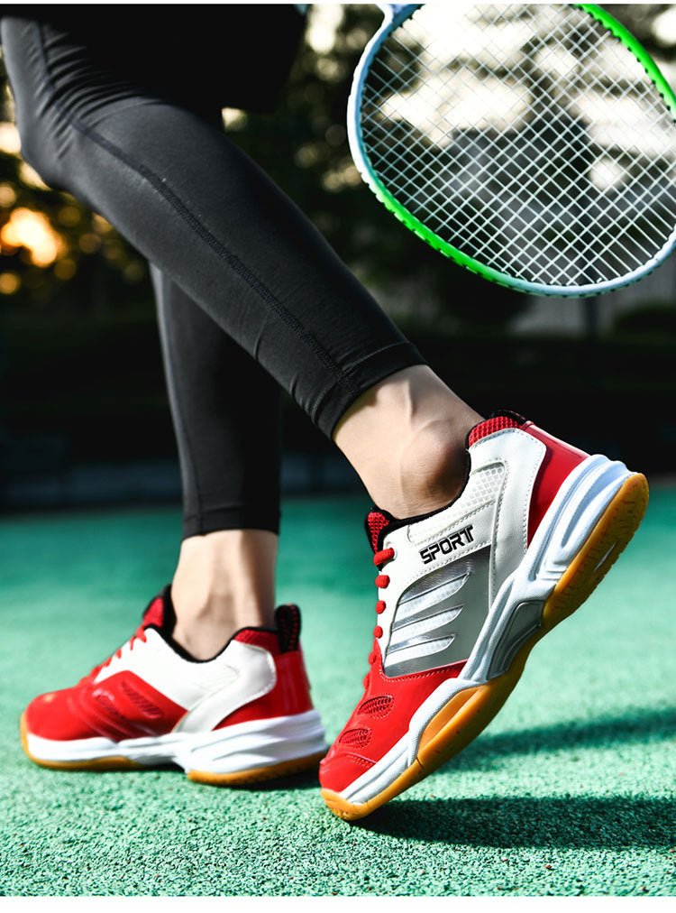 Cross-border Trade Men's and Women's Badminton Shoes Beef Sole Breathable Shock Absorption Table Tennis Shoes volleyball shoes tennis shoes large size 48 - FATAONCross-border Trade Men's and Women's Badminton Shoes Beef Sole Breathable Shock Absorption Table Tennis Shoes volleyball shoes tennis shoes large size 48Mode HommeFATAON