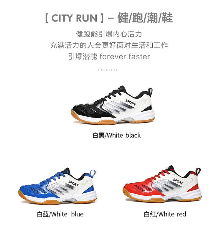 Cross-border Trade Men's and Women's Badminton Shoes Beef Sole Breathable Shock Absorption Table Tennis Shoes volleyball shoes tennis shoes large size 48 - FATAONCross-border Trade Men's and Women's Badminton Shoes Beef Sole Breathable Shock Absorption Table Tennis Shoes volleyball shoes tennis shoes large size 48Mode HommeFATAON