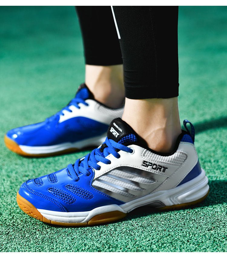 Cross-border Trade Men's and Women's Badminton Shoes Beef Sole Breathable Shock Absorption Table Tennis Shoes volleyball shoes tennis shoes large size 48 - FATAONCross-border Trade Men's and Women's Badminton Shoes Beef Sole Breathable Shock Absorption Table Tennis Shoes volleyball shoes tennis shoes large size 48Mode HommeFATAON