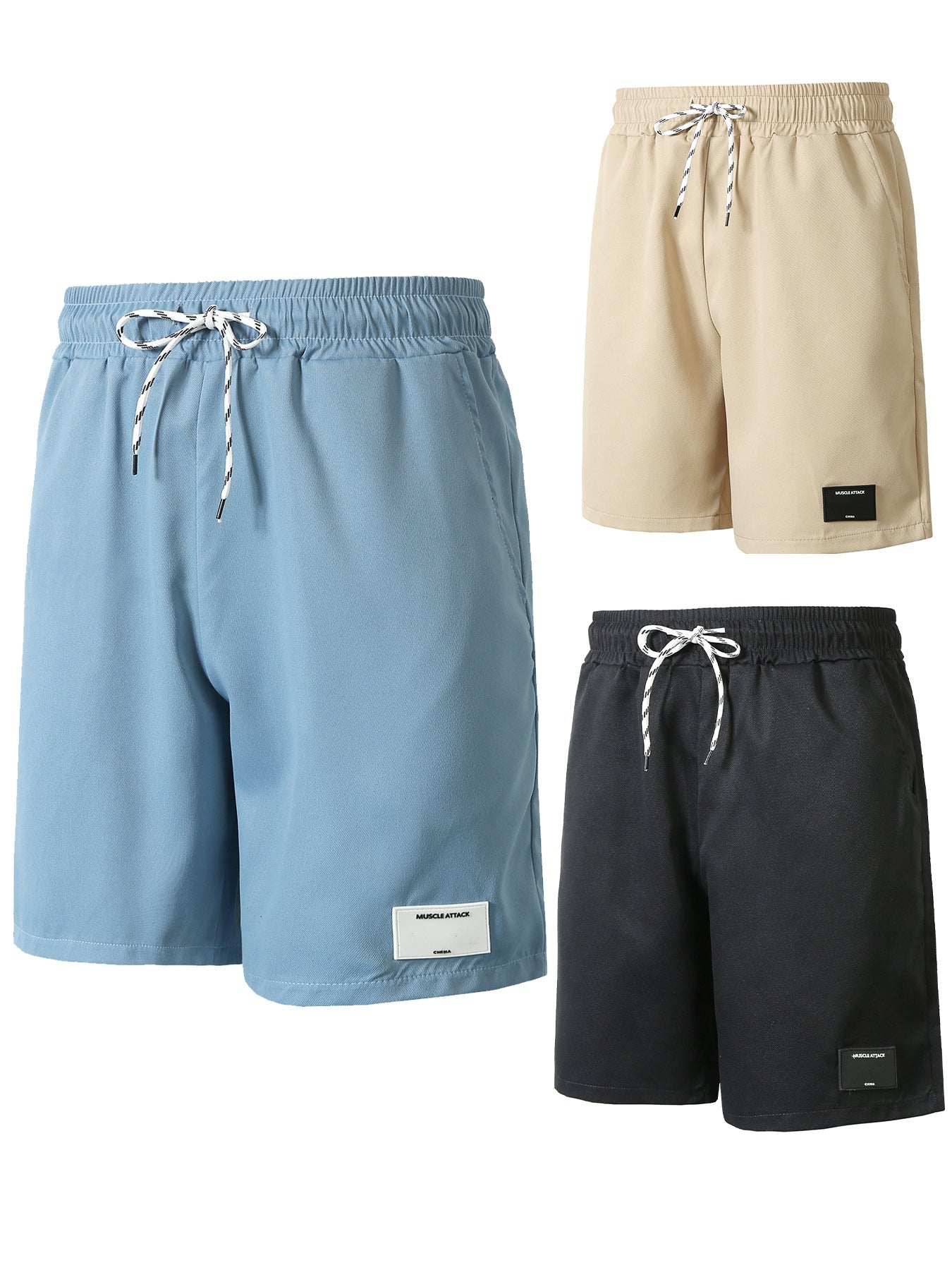 Cross-border Trade Men's plus size Sports Casual Shorts Summer European and American Woven Beach Pants European Size Shorts for Men - FATAONCross-border Trade Men's plus size Sports Casual Shorts Summer European and American Woven Beach Pants European Size Shorts for MenMode HommeFATAON