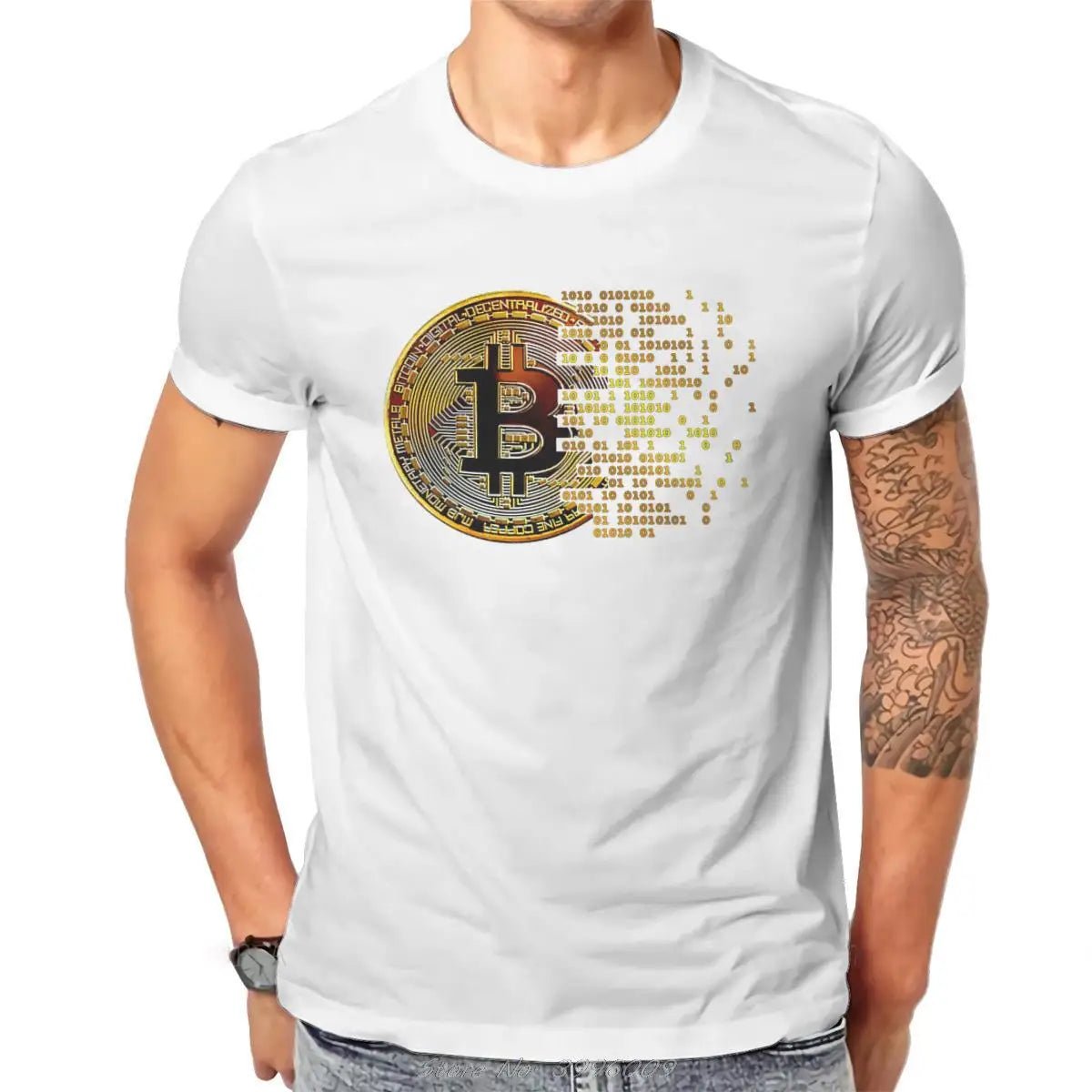 Crypto crypto-monnaie j'aime Bitcoin Art t-shirt classique graphique hommes t-shirts hauts ample coton col rond t-shirt - FATAONCrypto crypto-monnaie j'aime Bitcoin Art t-shirt classique graphique hommes t-shirts hauts ample coton col rond t-shirtMode HommeFATAON