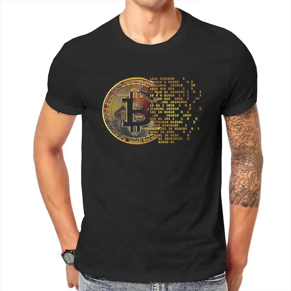 Crypto crypto-monnaie j'aime Bitcoin Art t-shirt classique graphique hommes t-shirts hauts ample coton col rond t-shirt - FATAONCrypto crypto-monnaie j'aime Bitcoin Art t-shirt classique graphique hommes t-shirts hauts ample coton col rond t-shirtMode HommeFATAON