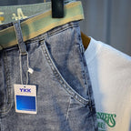 Denim Shorts Men's Summer New Fashionable Thin Five-point Pants Casual Pants Trendy Brand Ins Printed Casual Mid-length Pants for Men - FATAONDenim Shorts Men's Summer New Fashionable Thin Five-point Pants Casual Pants Trendy Brand Ins Printed Casual Mid-length Pants for MenMode HommeFATAON