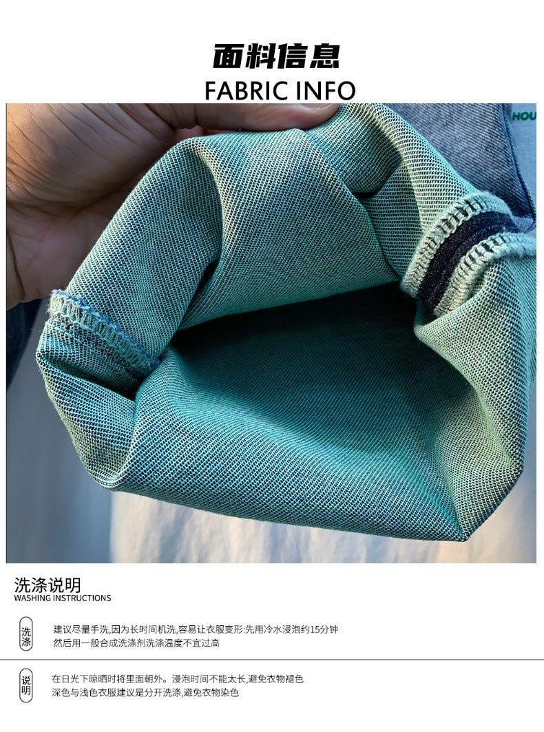 Denim Shorts Men's Summer New Fashionable Thin Five-point Pants Casual Pants Trendy Brand Ins Printed Casual Mid-length Pants for Men - FATAONDenim Shorts Men's Summer New Fashionable Thin Five-point Pants Casual Pants Trendy Brand Ins Printed Casual Mid-length Pants for MenMode HommeFATAON