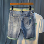 Denim Shorts Men's Summer New Fashionable Thin Five-point Pants Casual Pants Trendy Brand Ins Printed Casual Mid-length Pants for Men - FATAONDenim Shorts Men's Summer New Fashionable Thin Five-point Pants Casual Pants Trendy Brand Ins Printed Casual Mid-length Pants for MenMode HommeFATAON