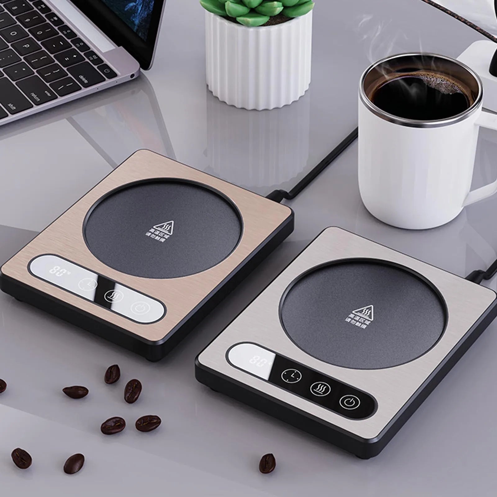 Desktop Electric Mug Warmer Coffee Cup Heater 36W Touch Control 12h Timing Smart Coffee Mug Heater - Fix & GoDesktop Electric Mug Warmer Coffee Cup Heater 36W Touch Control 12h Timing Smart Coffee Mug HeaterFix & Go