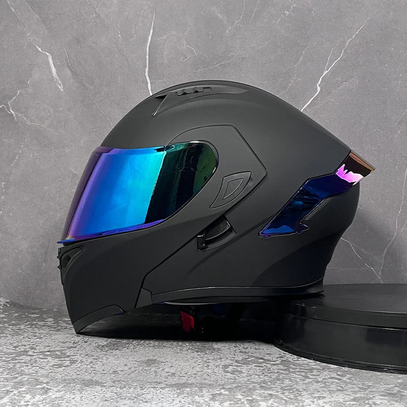 D'expériences de moto à double visière, casque modulable modulaire, casque intégral approuvé par le DOT, casque de course de moto, casque de motocross, DOT - FATAOND'expériences de moto à double visière, casque modulable modulaire, casque intégral approuvé par le DOT, casque de course de moto, casque de motocross, DOTAccessoires MotoFATAON