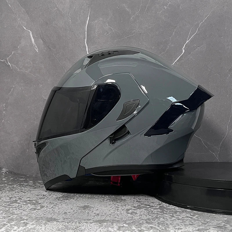 D'expériences de moto à double visière, casque modulable modulaire, casque intégral approuvé par le DOT, casque de course de moto, casque de motocross, DOT - FATAOND'expériences de moto à double visière, casque modulable modulaire, casque intégral approuvé par le DOT, casque de course de moto, casque de motocross, DOTAccessoires MotoFATAON