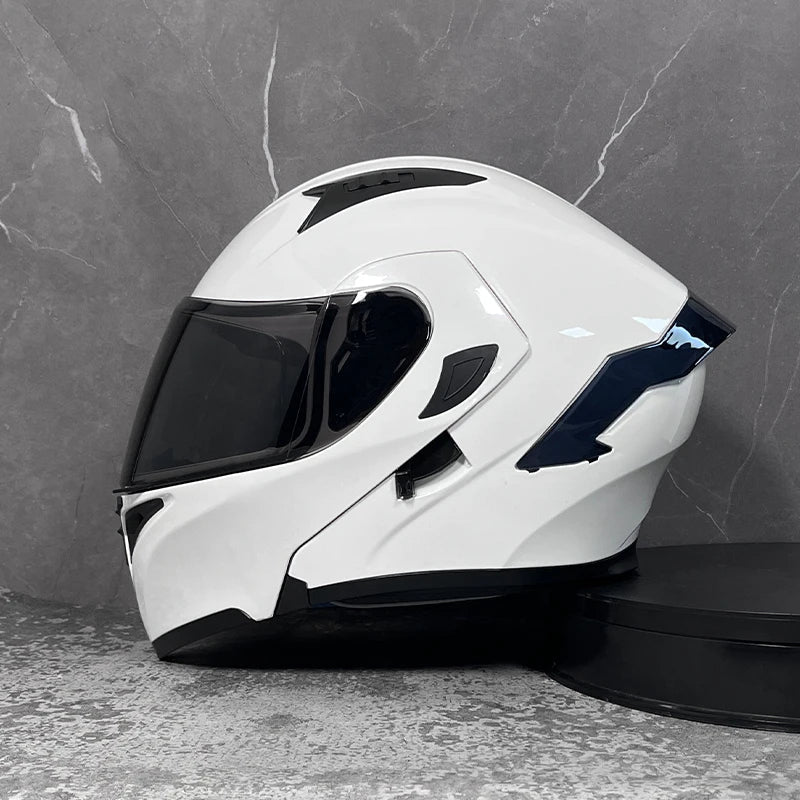D'expériences de moto à double visière, casque modulable modulaire, casque intégral approuvé par le DOT, casque de course de moto, casque de motocross, DOT - FATAOND'expériences de moto à double visière, casque modulable modulaire, casque intégral approuvé par le DOT, casque de course de moto, casque de motocross, DOTAccessoires MotoFATAON