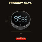 DINRGO minuterie de cuisine magnétique minuterie numérique compte à rebours manuel minuterie rotative minuterie de cuisson mécanique chronomètre de douche de cuisson - FATAONDINRGO minuterie de cuisine magnétique minuterie numérique compte à rebours manuel minuterie rotative minuterie de cuisson mécanique chronomètre de douche de cuissonSolutions MaisonFATAON