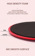 Disques coulissants de Yoga de couleur unie, coussinets coulissants pour les pieds, équipement d'entraînement pour l'entraînement du noyau Abdominal, façonnage du corps, 2 pièces - FATAONDisques coulissants de Yoga de couleur unie, coussinets coulissants pour les pieds, équipement d'entraînement pour l'entraînement du noyau Abdominal, façonnage du corps, 2 piècesFitness & SportFATAON