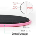 Disques coulissants de Yoga de couleur unie, coussinets coulissants pour les pieds, équipement d'entraînement pour l'entraînement du noyau Abdominal, façonnage du corps, 2 pièces - FATAONDisques coulissants de Yoga de couleur unie, coussinets coulissants pour les pieds, équipement d'entraînement pour l'entraînement du noyau Abdominal, façonnage du corps, 2 piècesFitness & SportFATAON
