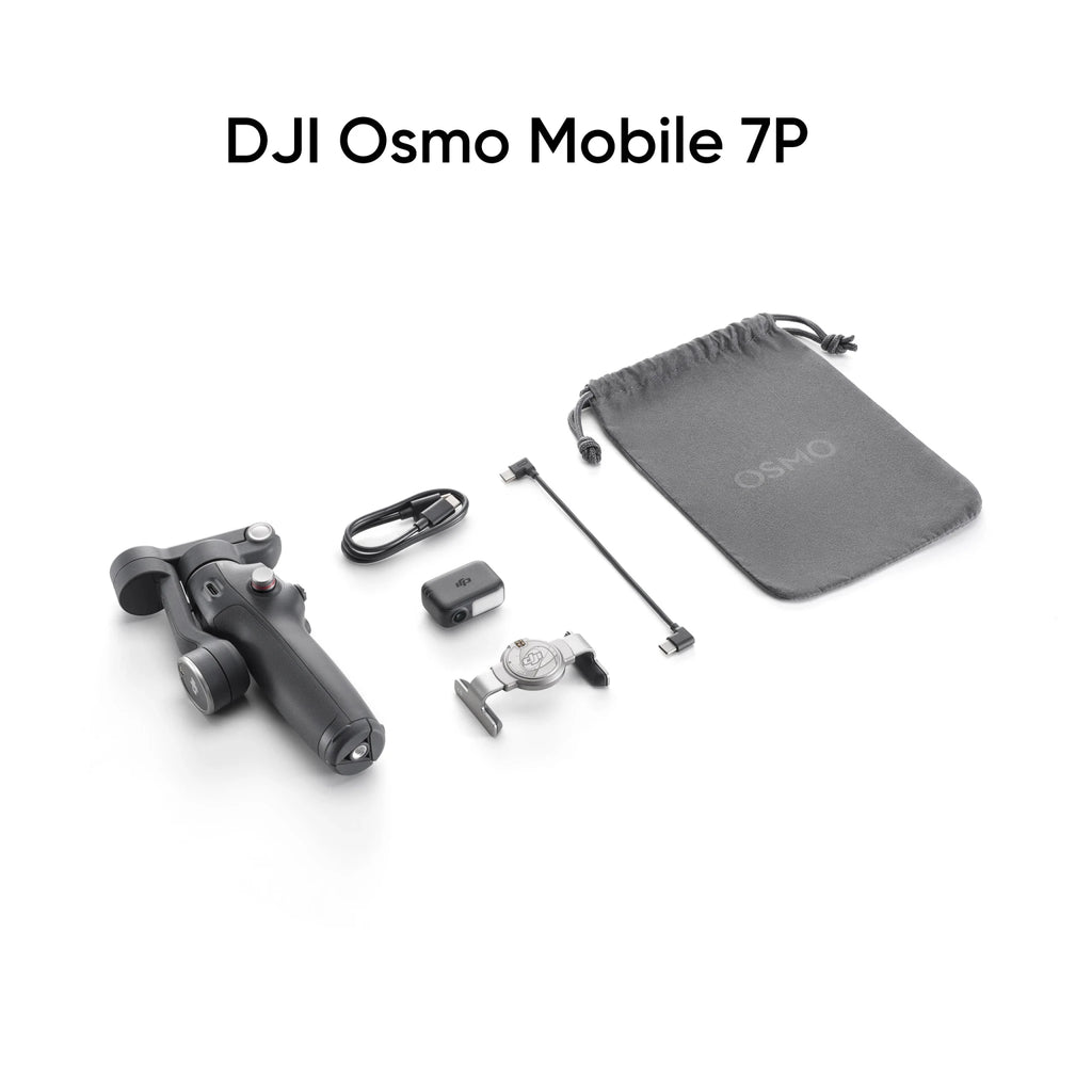 DJI Osmo Mobile 7P / osmo mobile 7 Built - in Extension Rod & Tripod 10 - Hour Battery Life Phone Charging OM 7 brand new in stock - Fix & GoDJI Osmo Mobile 7P / osmo mobile 7 Built - in Extension Rod & Tripod 10 - Hour Battery Life Phone Charging OM 7 brand new in stockVidéo & PhotoFix & Go