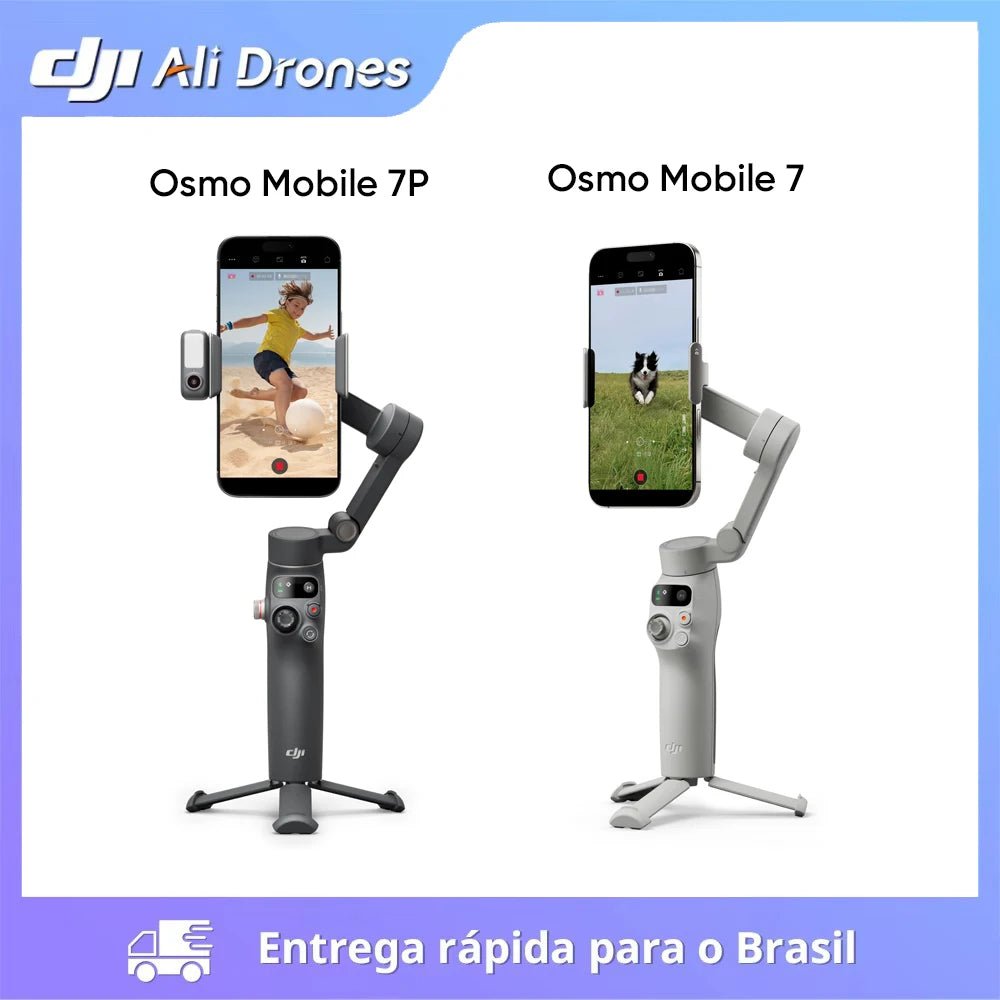 DJI Osmo Mobile 7P / osmo mobile 7 Built - in Extension Rod & Tripod 10 - Hour Battery Life Phone Charging OM 7 brand new in stock - Fix & GoDJI Osmo Mobile 7P / osmo mobile 7 Built - in Extension Rod & Tripod 10 - Hour Battery Life Phone Charging OM 7 brand new in stockVidéo & PhotoFix & Go