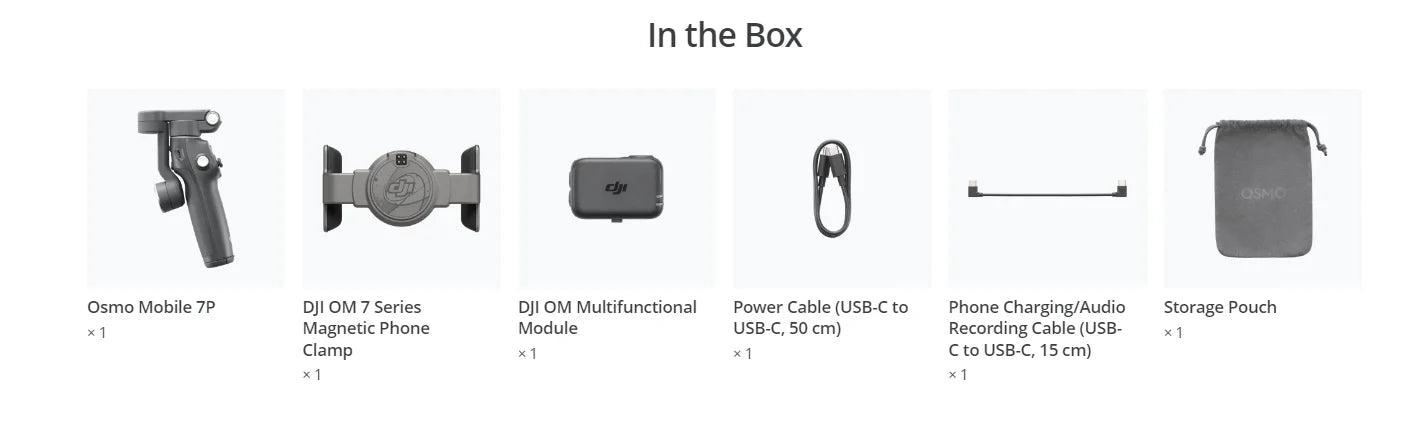 DJI Osmo Mobile 7P / osmo mobile 7 Built - in Extension Rod & Tripod 10 - Hour Battery Life Phone Charging OM 7 brand new in stock - Fix & GoDJI Osmo Mobile 7P / osmo mobile 7 Built - in Extension Rod & Tripod 10 - Hour Battery Life Phone Charging OM 7 brand new in stockVidéo & PhotoFix & Go