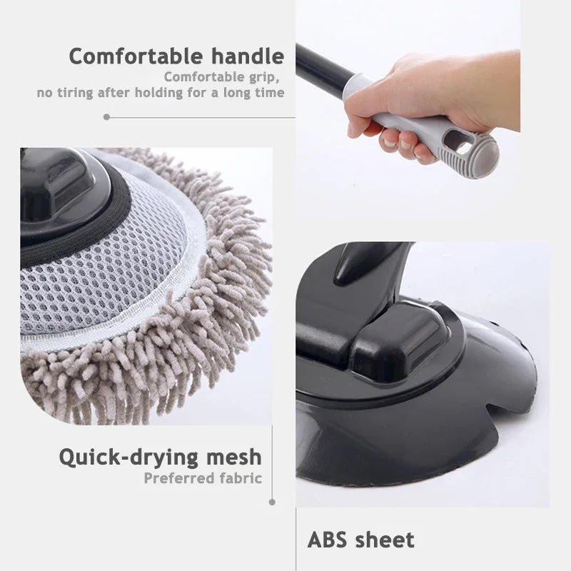 EAFC – brosse de nettoyage de voiture, Super absorbante, pour lavage de voiture, télescopique réglable, manche Long, vadrouille propre, Kit de lavage automobile - FATAONEAFC – brosse de nettoyage de voiture, Super absorbante, pour lavage de voiture, télescopique réglable, manche Long, vadrouille propre, Kit de lavage automobileAccessoire AutoFATAON
