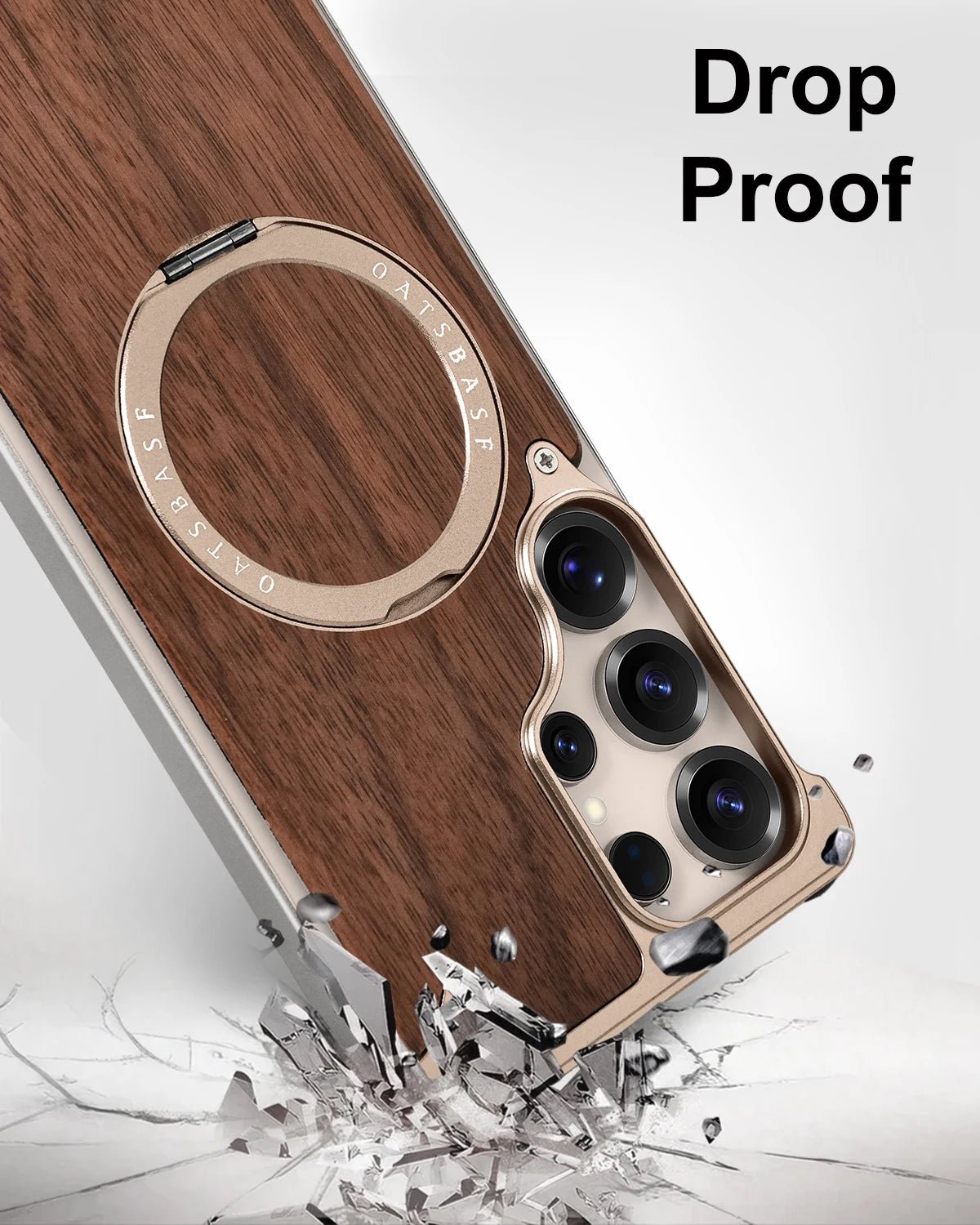 Eary Wood Case pour Galaxy S25 S24 Ultra Avec 360 ° Béquille rotative, housse de protection antichoc, conception en bois Unique sans cadre - FATAONEary Wood Case pour Galaxy S25 S24 Ultra Avec 360 ° Béquille rotative, housse de protection antichoc, conception en bois Unique sans cadreTechnologie IntelligenteFATAON