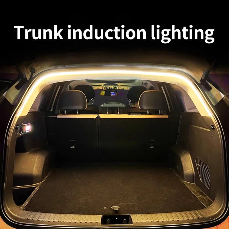 Éclairage de coffre de voiture à haute luminosité, éclairage d'ambiance, décoration intérieure, bande lumineuse LED sans fil, détection automatique, éclairage de hayon - FATAONÉclairage de coffre de voiture à haute luminosité, éclairage d'ambiance, décoration intérieure, bande lumineuse LED sans fil, détection automatique, éclairage de hayonAccessoire AutoFATAON