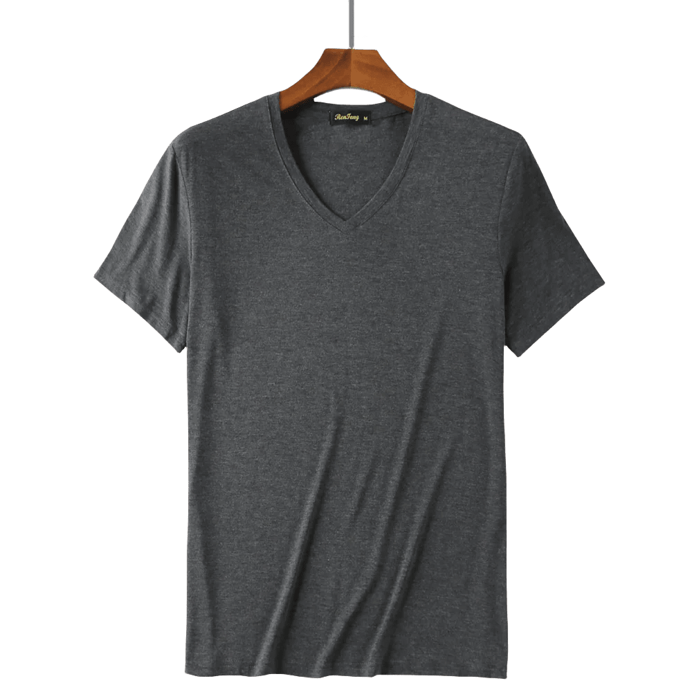 Économie à col en V en viscose de bambou doux pour hommes, maillots de corps blancs confortables, manches courtes, vêtements de fitness d'été, 5 paquets - FATAONÉconomie à col en V en viscose de bambou doux pour hommes, maillots de corps blancs confortables, manches courtes, vêtements de fitness d'été, 5 paquetsMode HommeFATAON