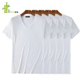 Économie à col en V en viscose de bambou doux pour hommes, maillots de corps blancs confortables, manches courtes, vêtements de fitness d'été, 5 paquets - FATAONÉconomie à col en V en viscose de bambou doux pour hommes, maillots de corps blancs confortables, manches courtes, vêtements de fitness d'été, 5 paquetsMode HommeFATAON