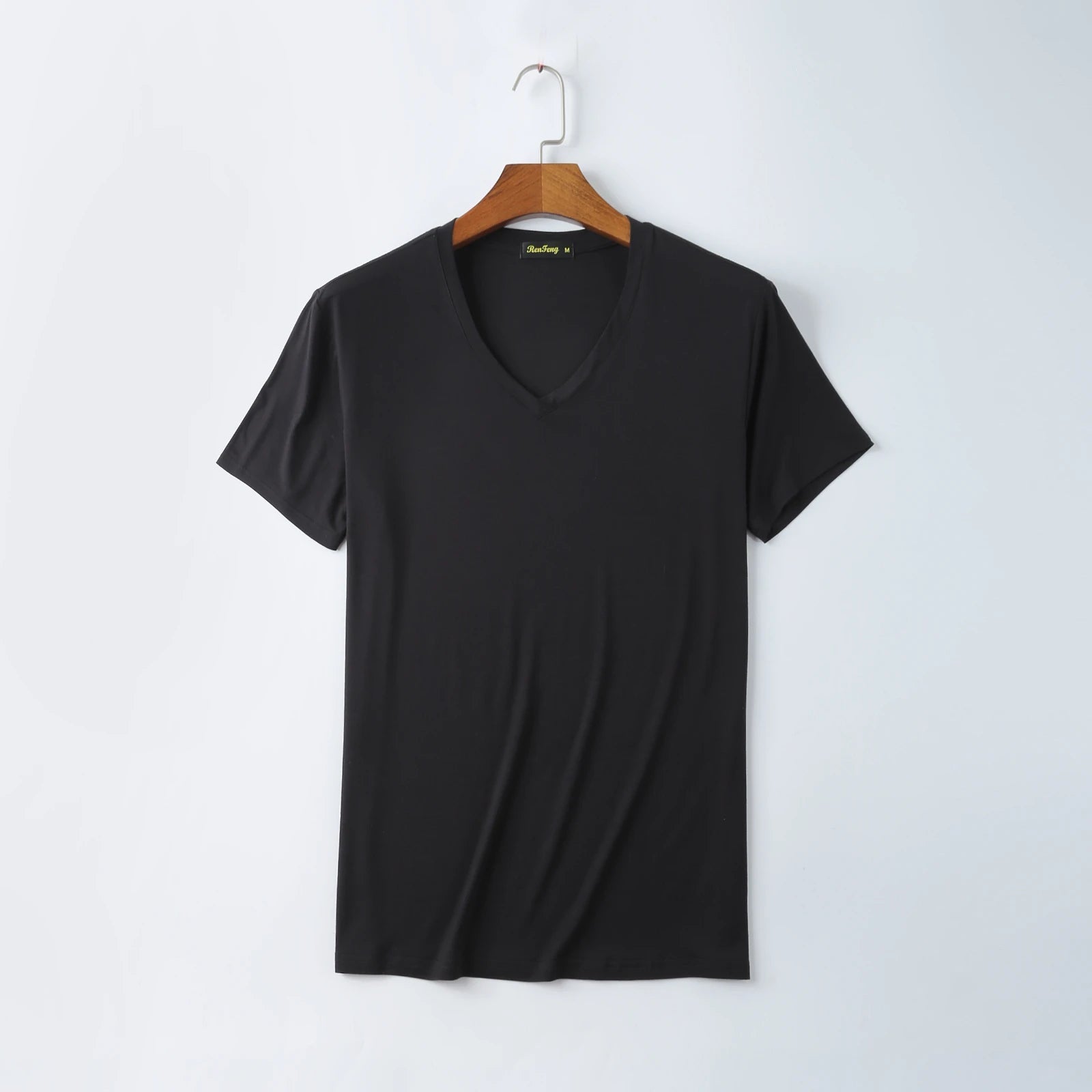 Économie à col en V en viscose de bambou doux pour hommes, maillots de corps blancs confortables, manches courtes, vêtements de fitness d'été, 5 paquets - FATAONÉconomie à col en V en viscose de bambou doux pour hommes, maillots de corps blancs confortables, manches courtes, vêtements de fitness d'été, 5 paquetsMode HommeFATAON