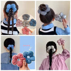 Élastique à cheveux coréen mignon à motif floral pour femmes et filles, design tendance, en caoutchouc, accessoire de coiffure pour enfants, idéal pour les vacances - FATAONÉlastique à cheveux coréen mignon à motif floral pour femmes et filles, design tendance, en caoutchouc, accessoire de coiffure pour enfants, idéal pour les vacancesMode FemmeFATAON