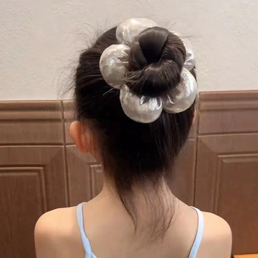 Élastique à cheveux coréen mignon à motif floral pour femmes et filles, design tendance, en caoutchouc, accessoire de coiffure pour enfants, idéal pour les vacances - FATAONÉlastique à cheveux coréen mignon à motif floral pour femmes et filles, design tendance, en caoutchouc, accessoire de coiffure pour enfants, idéal pour les vacancesMode FemmeFATAON