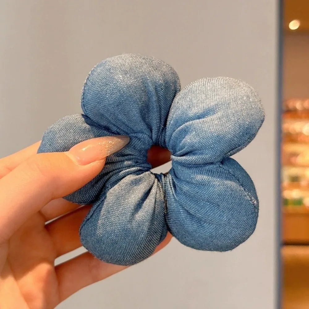 Élastique à cheveux coréen mignon à motif floral pour femmes et filles, design tendance, en caoutchouc, accessoire de coiffure pour enfants, idéal pour les vacances - FATAONÉlastique à cheveux coréen mignon à motif floral pour femmes et filles, design tendance, en caoutchouc, accessoire de coiffure pour enfants, idéal pour les vacancesMode FemmeFATAON