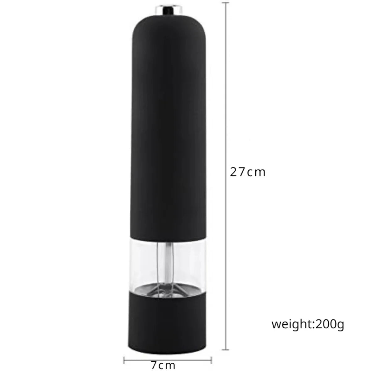 Electric Salt & Pepper Mill Grinder Battery Powered Automatic One Handed Operation with Light and Adjustable Coarseness - FATAONElectric Salt & Pepper Mill Grinder Battery Powered Automatic One Handed Operation with Light and Adjustable CoarsenessBeauté femmeFATAON