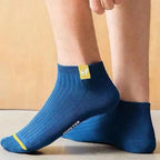 Ensemble de 5 paires de chaussettes de cheville en coton pour hommes, coupe basse, respirantes, douces, confortables, Anti-odeur, absorbant la sueur, chaussettes de Sport pour l'été - FATAONEnsemble de 5 paires de chaussettes de cheville en coton pour hommes, coupe basse, respirantes, douces, confortables, Anti-odeur, absorbant la sueur, chaussettes de Sport pour l'étéMode HommeFATAON