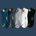 Ensemble de 5 paires de chaussettes de cheville en coton pour hommes, coupe basse, respirantes, douces, confortables, Anti-odeur, absorbant la sueur, chaussettes de Sport pour l'été - FATAONEnsemble de 5 paires de chaussettes de cheville en coton pour hommes, coupe basse, respirantes, douces, confortables, Anti-odeur, absorbant la sueur, chaussettes de Sport pour l'étéMode HommeFATAON