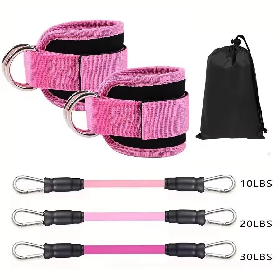 Ensemble de bandes de résistance avec sangles de cheville, équipement d'entraînement de fitness, poids de cheville, bande élastique de yoga pour la gym, homme et femme - FATAONEnsemble de bandes de résistance avec sangles de cheville, équipement d'entraînement de fitness, poids de cheville, bande élastique de yoga pour la gym, homme et femmeFitness & SportFATAON