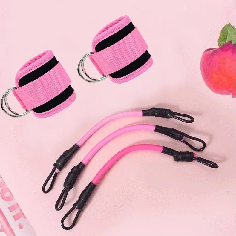 Ensemble de bandes de résistance avec sangles de cheville, équipement d'entraînement de fitness, poids de cheville, bande élastique de yoga pour la gym, homme et femme - FATAONEnsemble de bandes de résistance avec sangles de cheville, équipement d'entraînement de fitness, poids de cheville, bande élastique de yoga pour la gym, homme et femmeFitness & SportFATAON