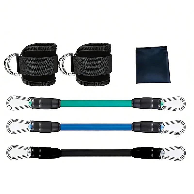 Ensemble de bandes de résistance avec sangles de cheville, équipement d'entraînement de fitness, poids de cheville, bande élastique de yoga pour la gym, homme et femme - FATAONEnsemble de bandes de résistance avec sangles de cheville, équipement d'entraînement de fitness, poids de cheville, bande élastique de yoga pour la gym, homme et femmeFitness & SportFATAON