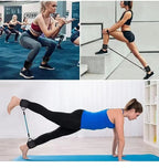 Ensemble de bandes de résistance TPE 11 pièces, bandes de fitness, cordes de traction, bandes d'entraînement élastiques avec ancre de porte, poignées, sac de transport, sangles pour jambes et chevilles - FATAONEnsemble de bandes de résistance TPE 11 pièces, bandes de fitness, cordes de traction, bandes d'entraînement élastiques avec ancre de porte, poignées, sac de transport, sangles pour jambes et chevillesFitness & SportFATAON