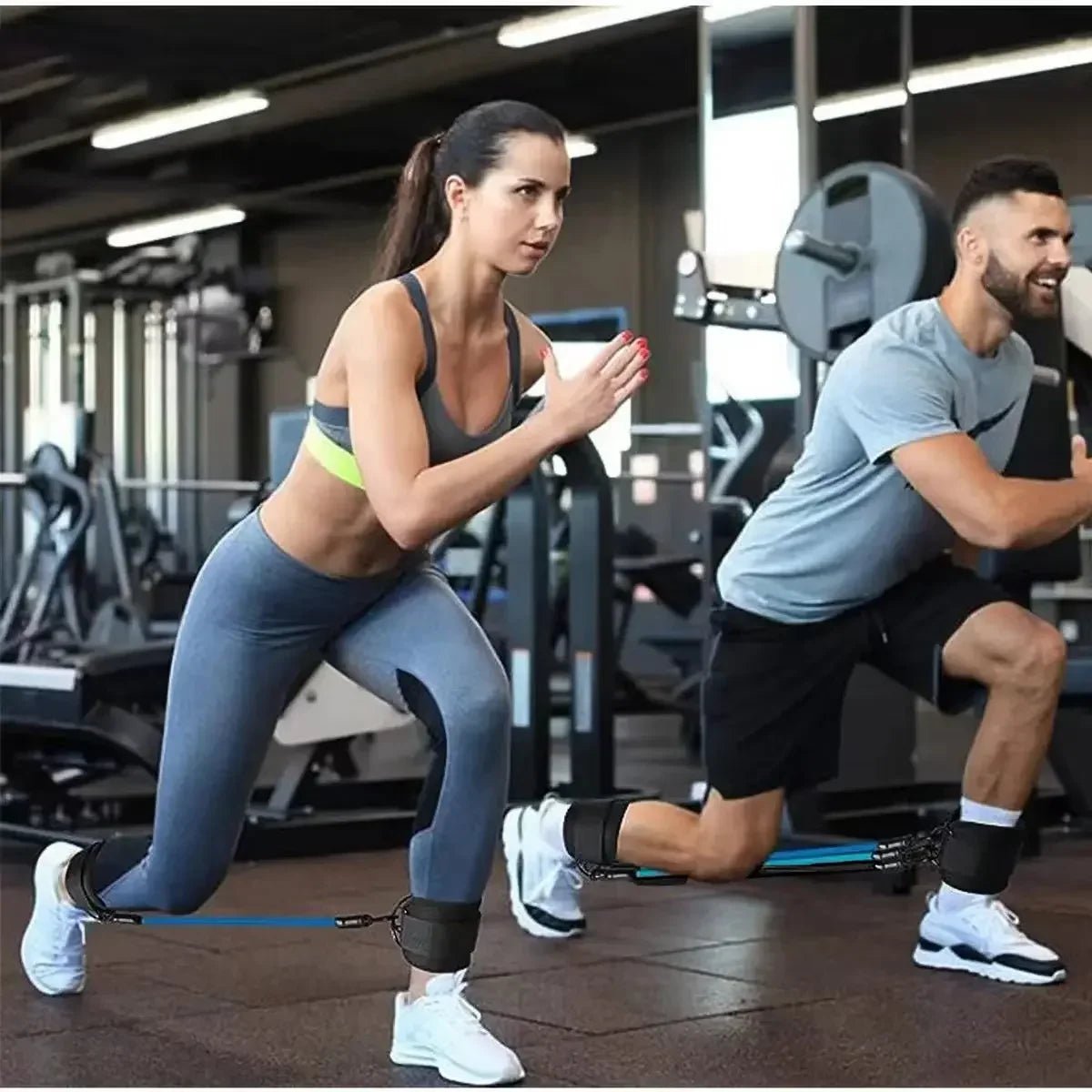 Ensemble de bandes de résistance TPE 11 pièces, bandes de fitness, cordes de traction, bandes d'entraînement élastiques avec ancre de porte, poignées, sac de transport, sangles pour jambes et chevilles - FATAONEnsemble de bandes de résistance TPE 11 pièces, bandes de fitness, cordes de traction, bandes d'entraînement élastiques avec ancre de porte, poignées, sac de transport, sangles pour jambes et chevillesFitness & SportFATAON