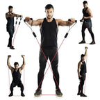 Ensemble de bandes de résistance TPE 11 pièces, bandes de fitness, cordes de traction, bandes d'entraînement élastiques avec ancre de porte, poignées, sac de transport, sangles pour jambes et chevilles - FATAONEnsemble de bandes de résistance TPE 11 pièces, bandes de fitness, cordes de traction, bandes d'entraînement élastiques avec ancre de porte, poignées, sac de transport, sangles pour jambes et chevillesFitness & SportFATAON