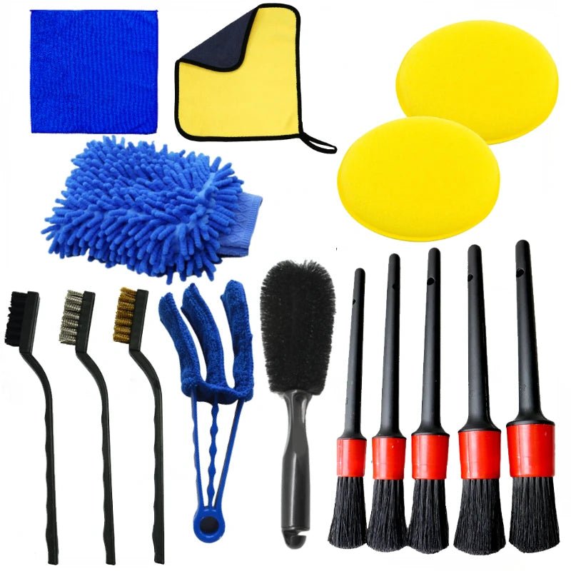 Ensemble de brosses de détail de voiture, kit de livres automatiques ultime pour l'entretien des évents, brosse de dégagement tative de sortie d'air de voiture - FATAONEnsemble de brosses de détail de voiture, kit de livres automatiques ultime pour l'entretien des évents, brosse de dégagement tative de sortie d'air de voitureAccessoire AutoFATAON