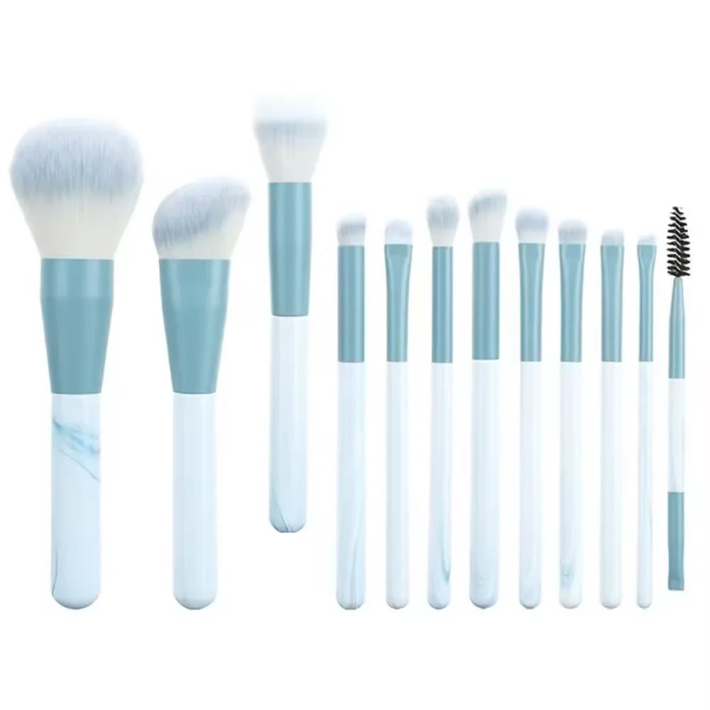 Ensemble de pinceaux de maquillage doux pour femmes, fard à barrage, fond de teint, pinceau cosmétique, fard à joues, beauté, sac à outils de maquillage, 13 pièces - FATAONEnsemble de pinceaux de maquillage doux pour femmes, fard à barrage, fond de teint, pinceau cosmétique, fard à joues, beauté, sac à outils de maquillage, 13 piècesBeauté femmeFATAON