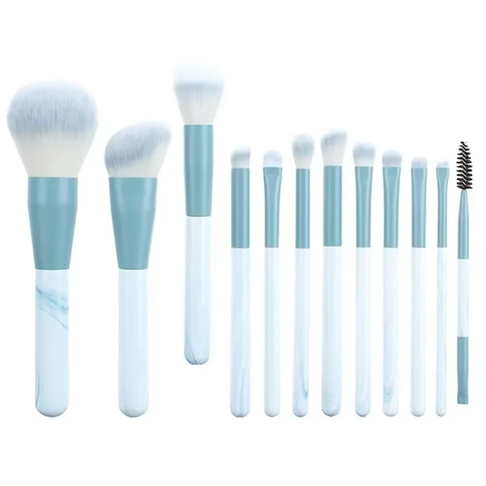 Ensemble de pinceaux de maquillage doux pour femmes, fard à barrage, fond de teint, pinceau cosmétique, fard à joues, beauté, sac à outils de maquillage, 13 pièces - FATAONEnsemble de pinceaux de maquillage doux pour femmes, fard à barrage, fond de teint, pinceau cosmétique, fard à joues, beauté, sac à outils de maquillage, 13 piècesBeauté femmeFATAON