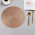 Ensemble de sets de table ronds de 15 pouces, lavables, faciles à nettoyer, essuyables, antidérapants, résistants à la chaleur, pour table à manger, pour fête de mariage - FATAONEnsemble de sets de table ronds de 15 pouces, lavables, faciles à nettoyer, essuyables, antidérapants, résistants à la chaleur, pour table à manger, pour fête de mariageSolutions MaisonFATAON