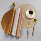 Ensemble de sets de table ronds de 15 pouces, lavables, faciles à nettoyer, essuyables, antidérapants, résistants à la chaleur, pour table à manger, pour fête de mariage - FATAONEnsemble de sets de table ronds de 15 pouces, lavables, faciles à nettoyer, essuyables, antidérapants, résistants à la chaleur, pour table à manger, pour fête de mariageSolutions MaisonFATAON