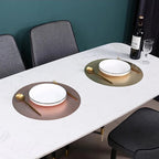 Ensemble de sets de table ronds de 15 pouces, lavables, faciles à nettoyer, essuyables, antidérapants, résistants à la chaleur, pour table à manger, pour fête de mariage - FATAONEnsemble de sets de table ronds de 15 pouces, lavables, faciles à nettoyer, essuyables, antidérapants, résistants à la chaleur, pour table à manger, pour fête de mariageSolutions MaisonFATAON