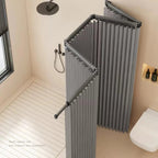 Ensemble de tringles à rideaux de douche pliables, cloison de salle de bain Invisible, étanche, haut de gamme, séparation sèche et humide, Protection des yeux incluse - FATAONEnsemble de tringles à rideaux de douche pliables, cloison de salle de bain Invisible, étanche, haut de gamme, séparation sèche et humide, Protection des yeux incluseSolutions MaisonFATAON