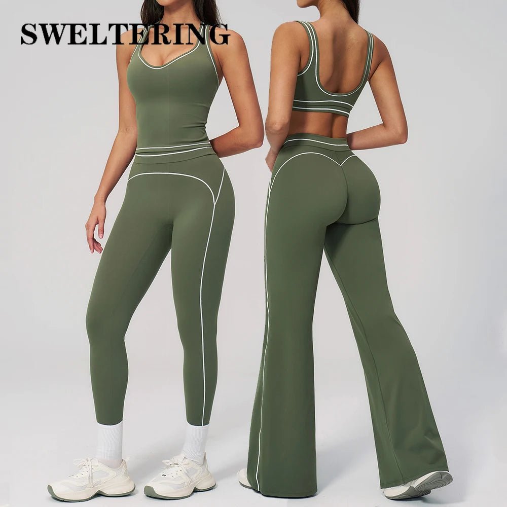 Ensemble de yoga 2 pièces pour femme, tenue de sport, vêtements de gym, ensemble soutien-gorge de sport et pantalon de course, vêtements de yoga et de sport pour femme - FATAONEnsemble de yoga 2 pièces pour femme, tenue de sport, vêtements de gym, ensemble soutien-gorge de sport et pantalon de course, vêtements de yoga et de sport pour femmeMode FemmeFATAON